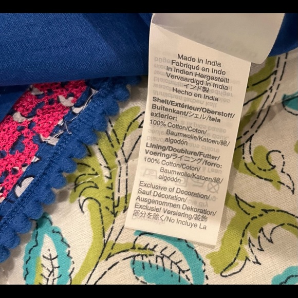 J Crew Belted Tunic block print dress Size XS - Picture 6 of 10